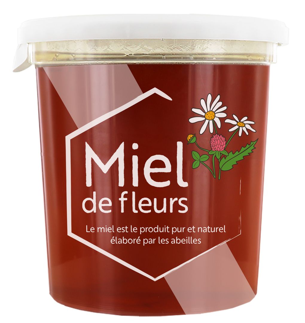 Miel de fleurs liquide - MICHAUD - Pot de 1 kg