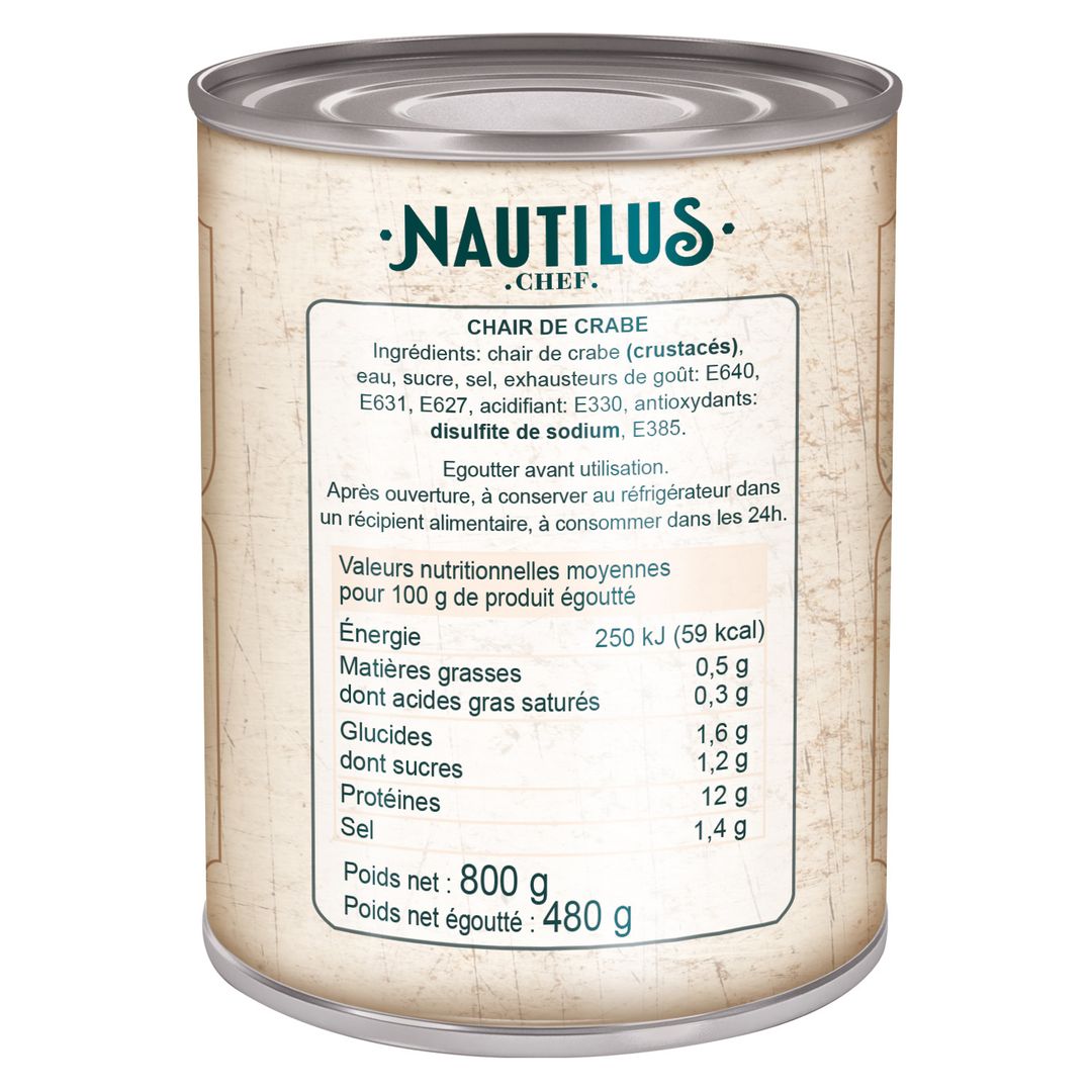 Chair de crabe blanche - NAUTILUS - Boite 4/4