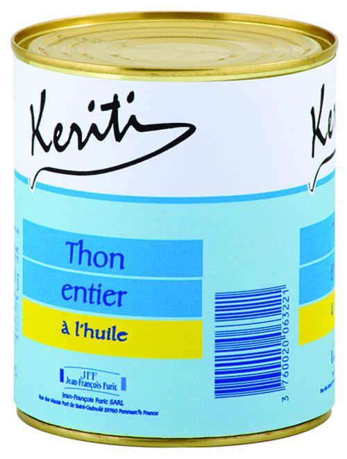 Thon entier à l'huile végétale - KERITI - Boîte 4/4