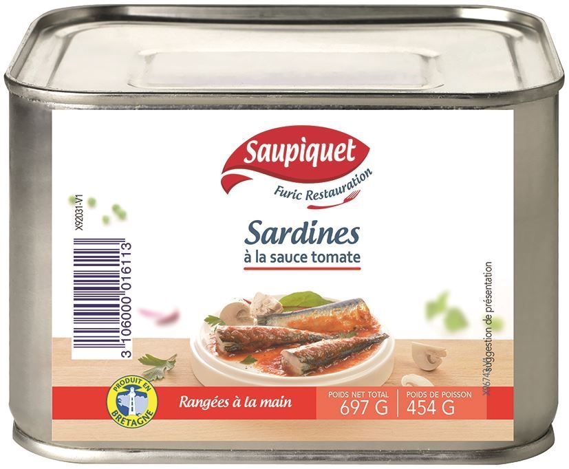 Sardines à la sauce tomate - FURIC - Boite 4/4
