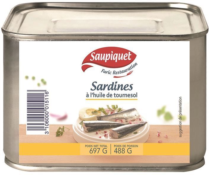 Sardines à l'huile - FURIC - Boite 4/4