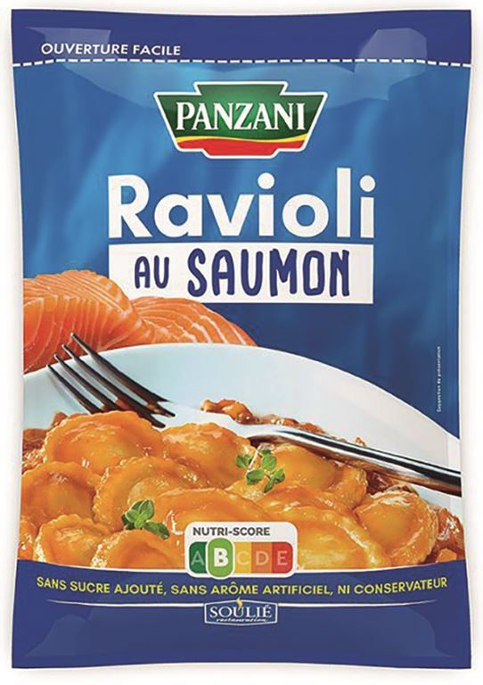 Ravioli au saumon - PANZANI - Carton de 3 poches