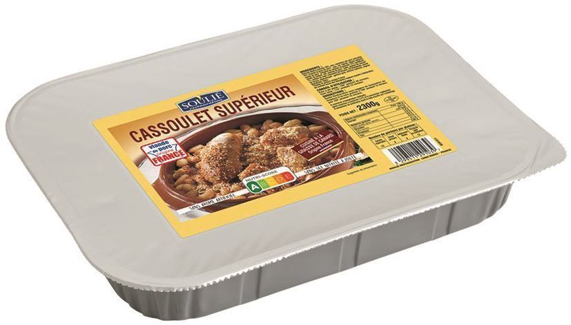 Cassoulet supérieur - SOULIE - Carton de 4 plateaux