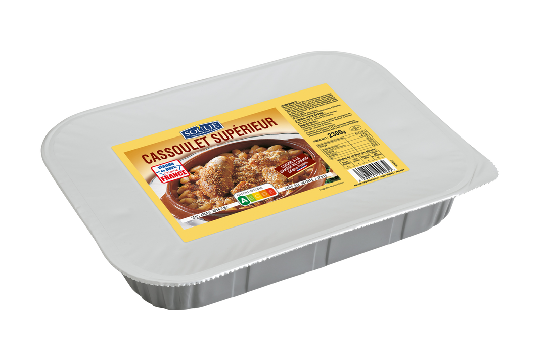 Cassoulet supérieur - SOULIE - Carton de 4 plateaux