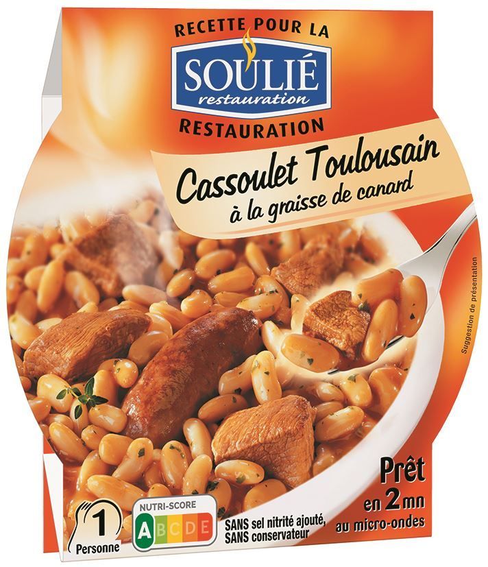 Cassoulet supérieur - SOULIE - Carton de 8 barquettes