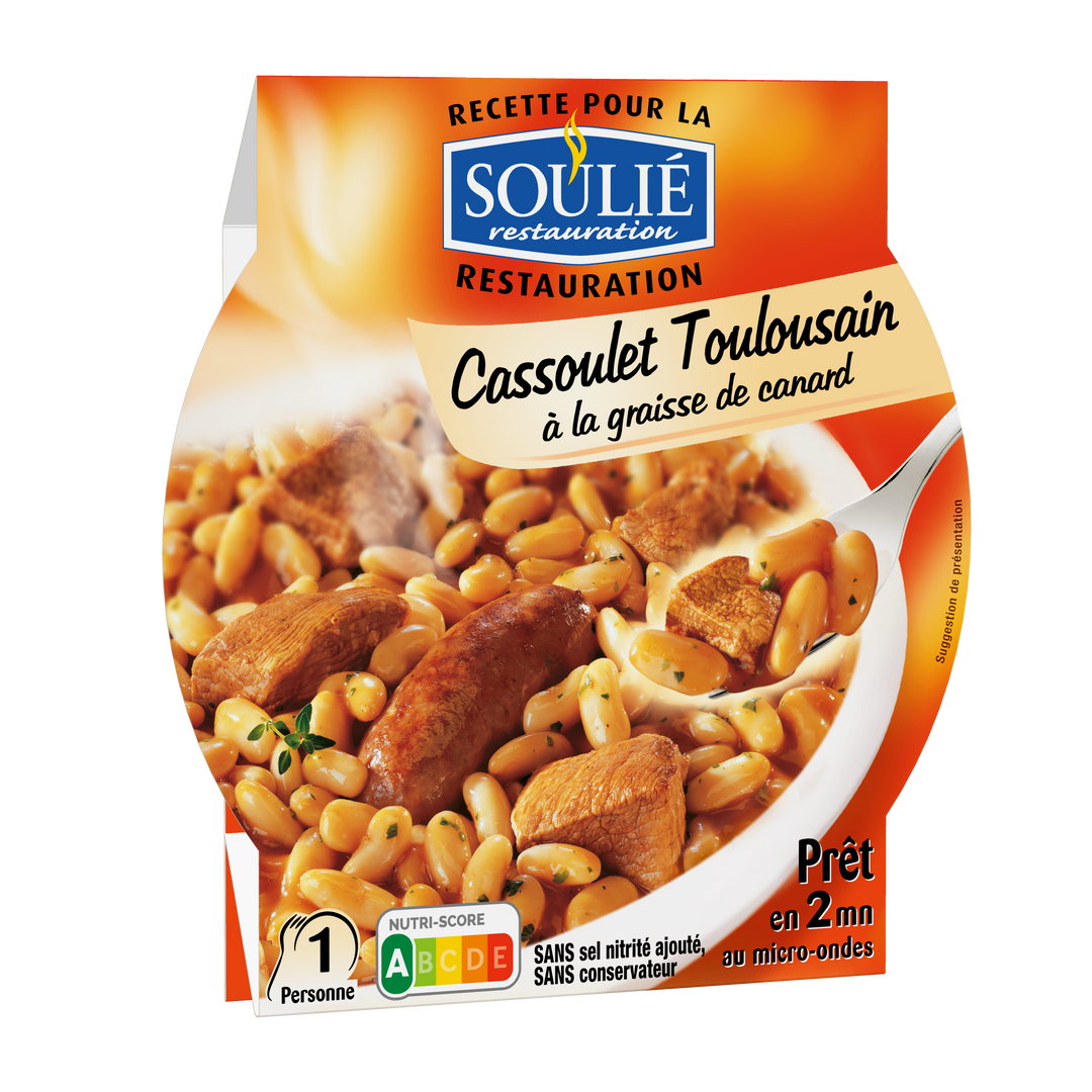 Cassoulet supérieur - SOULIE - Carton de 8 barquettes