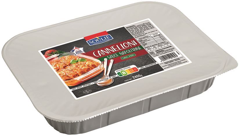 Canellonis sauce napolitaine - SOULIE - Carton de 4 plateaux