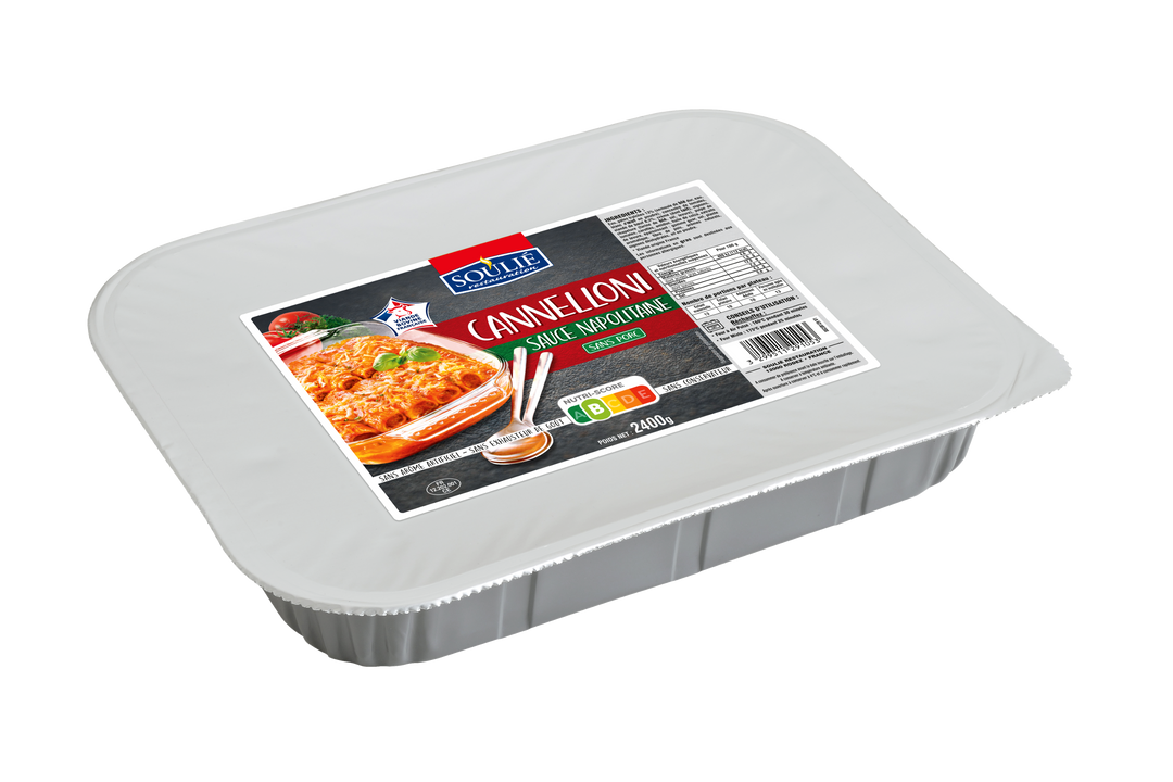 Canellonis sauce napolitaine - SOULIE - Carton de 4 plateaux