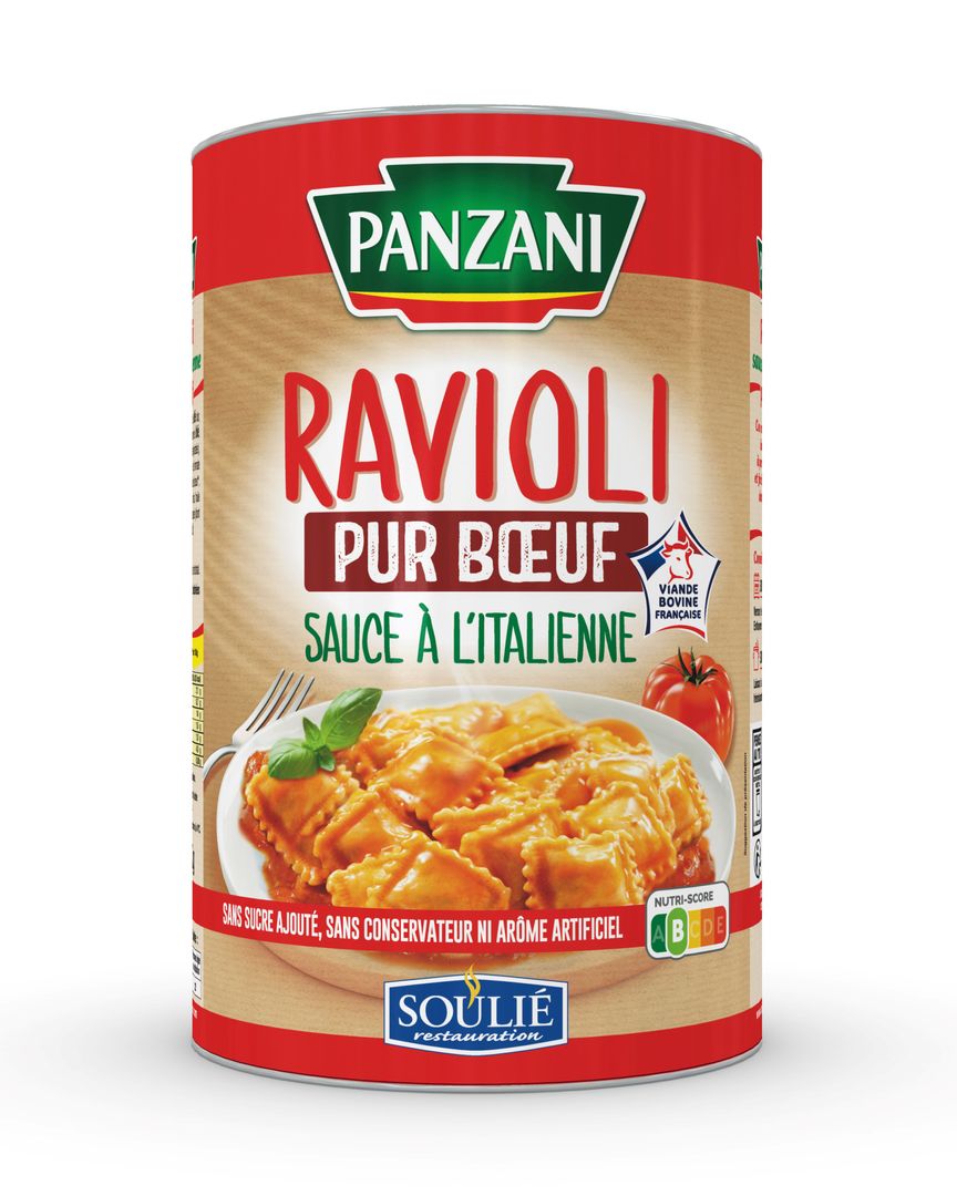 Ravioli pur boeuf sauce italienne - PANZANI - Boîte 5/1