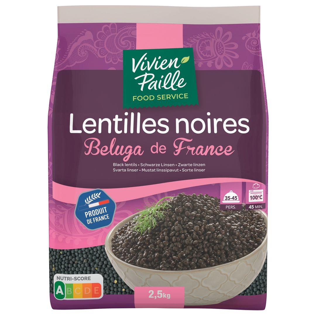 Lentilles noires Beluga - VIVIEN PAILLE - Sac de 2,5 kg