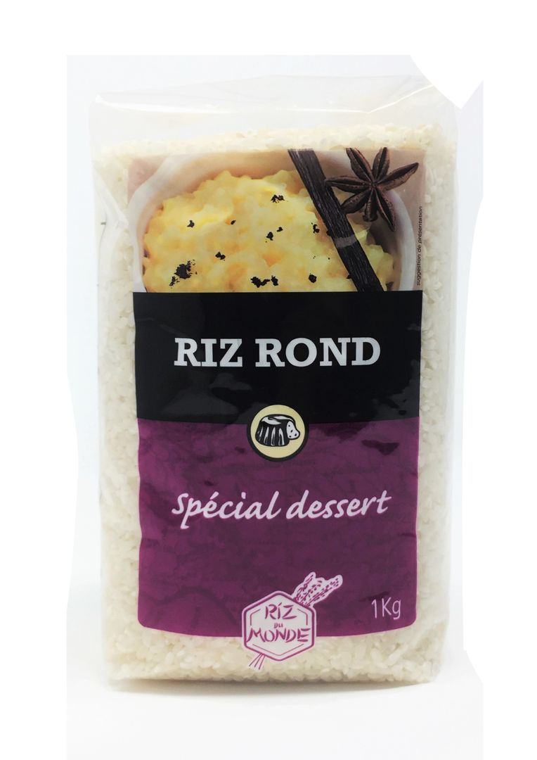 Riz rond - RIZ DU MONDE - Sachet de 1 kg