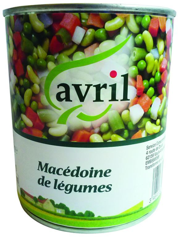 Macédoine de légumes - AVRIL - Boite 4/4