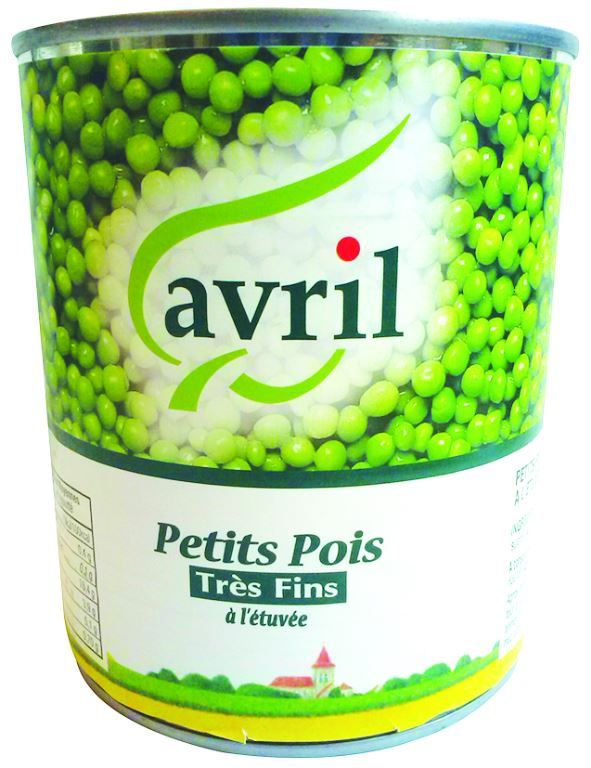 Petits pois très fins à l'étuvée - AVRIL - Boite 4/4