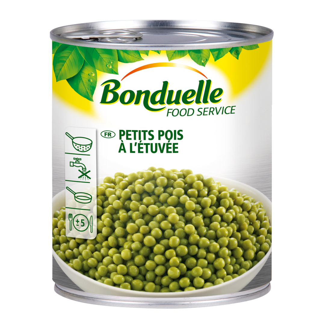 Petits pois à l'étuvée CE2 - BONDUELLE - Boite 4/4