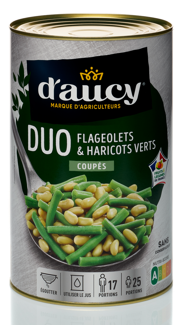 Flageolets et haricots verts CE2 - D'AUCY - Boite 5/1