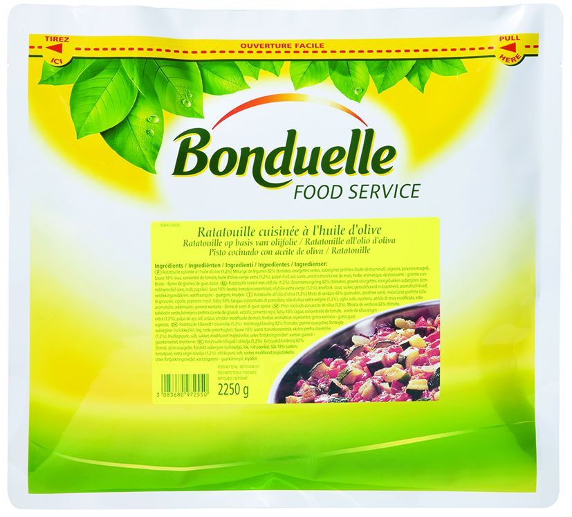 Ratatouille à l'huile olive - BONDUELLE - Carton de 4 sachets