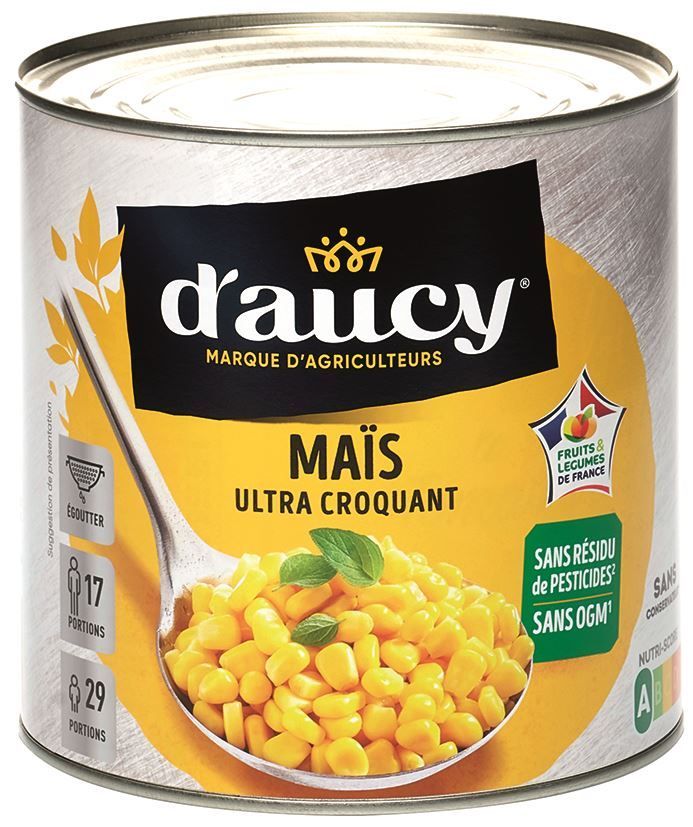 Maïs doux ultra croquant CE2 - D'AUCY - Boite 3/1