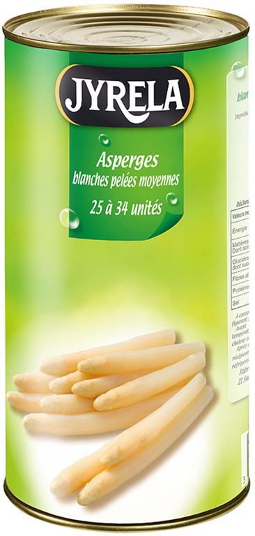 Asperges blanches pelées 25/34 - JYRELA - Boite 4/4