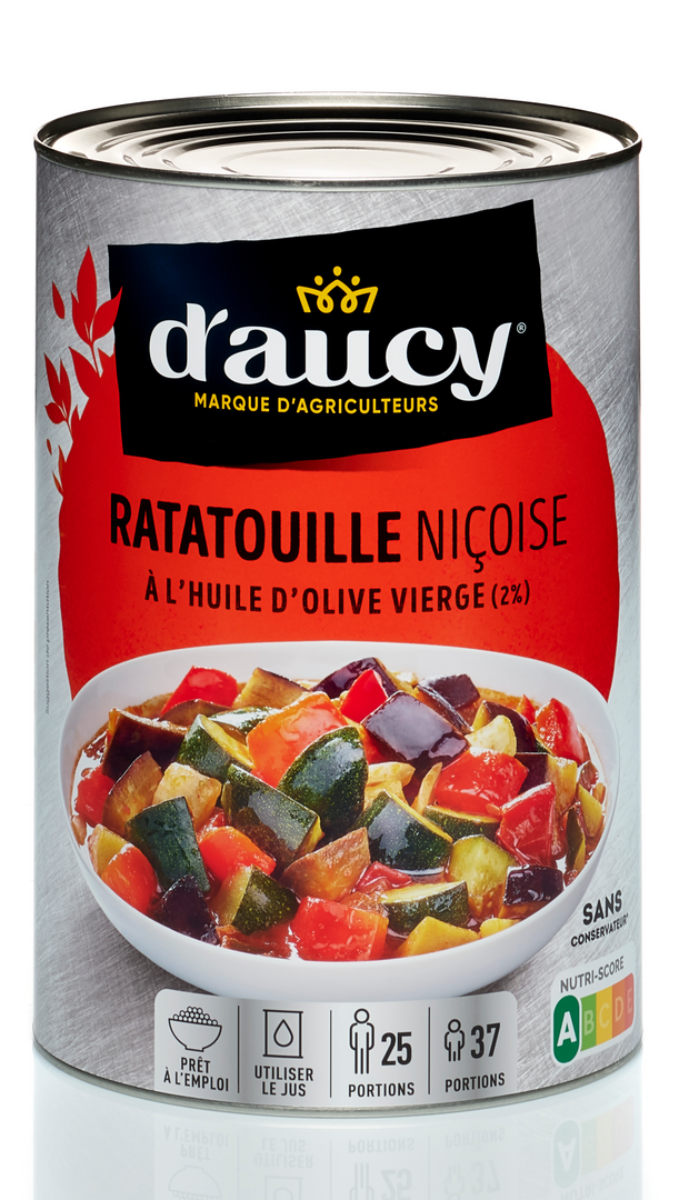 Ratatouille niçoise à l'huile d'olive - D'AUCY - Boite 5/1