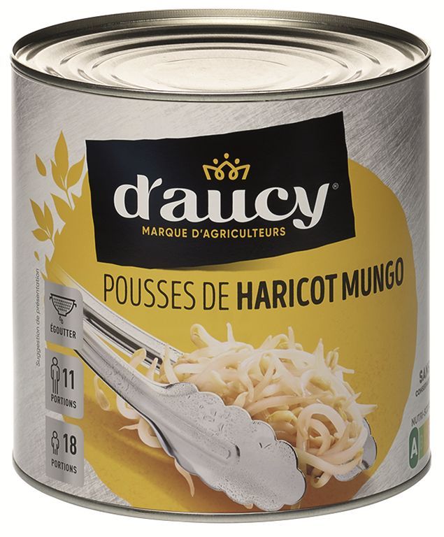 Pousses de haricot mungo - D'AUCY - Boite 3/1