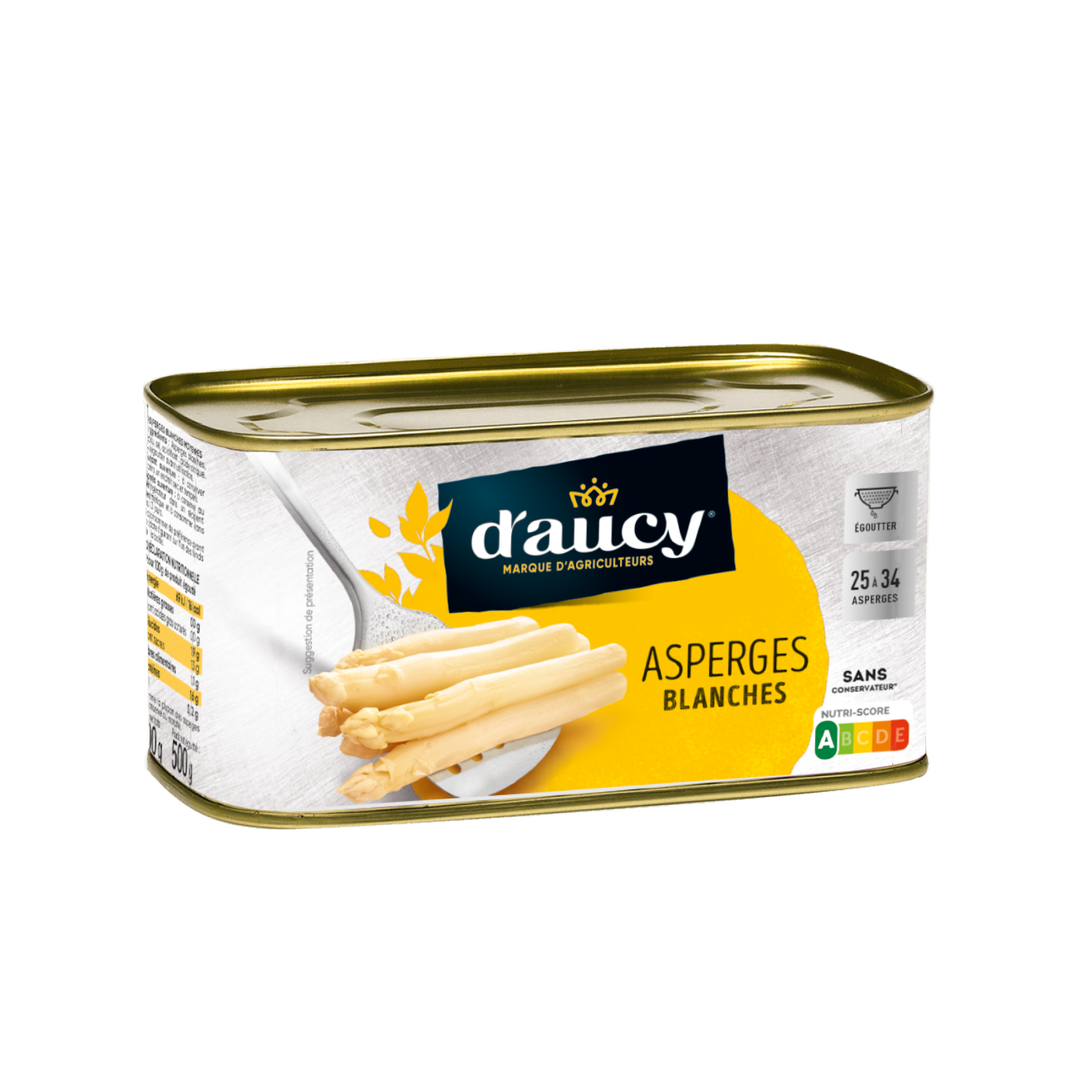 Asperges blanches 25/34 - D'AUCY - Boite 4/4