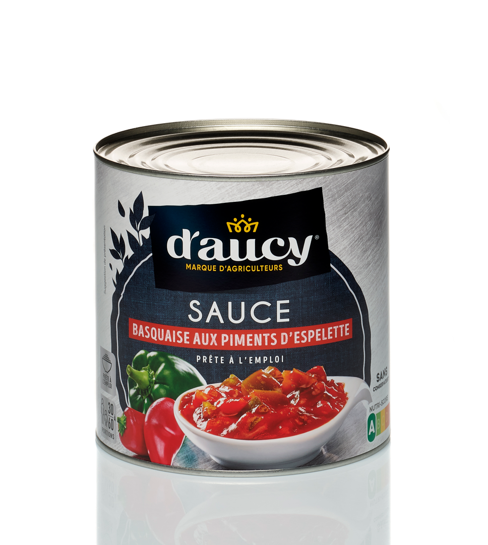 Sauce basquaise aux piments d'Espelette - D'AUCY - Boite 3/1