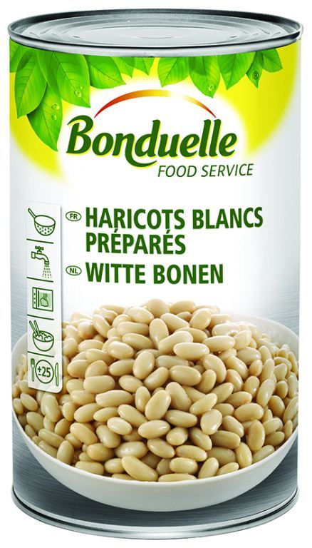 Haricots blancs - BONDUELLE - Boite 5/1