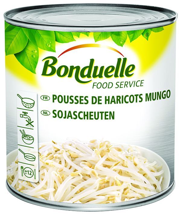 Pousses de haricots mungo - BONDUELLE - Boite 3/1