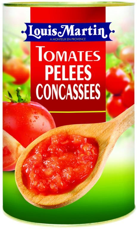 Tomates pelées concassées - LOUIS MARTIN - Boite 5/1