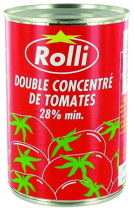 Tomates concentrées 28% - ROLLI - Boite 1/2