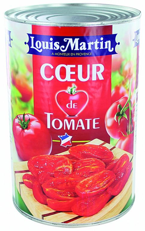 Coeurs de tomates pelées - LOUIS MARTIN - Boite 5/1