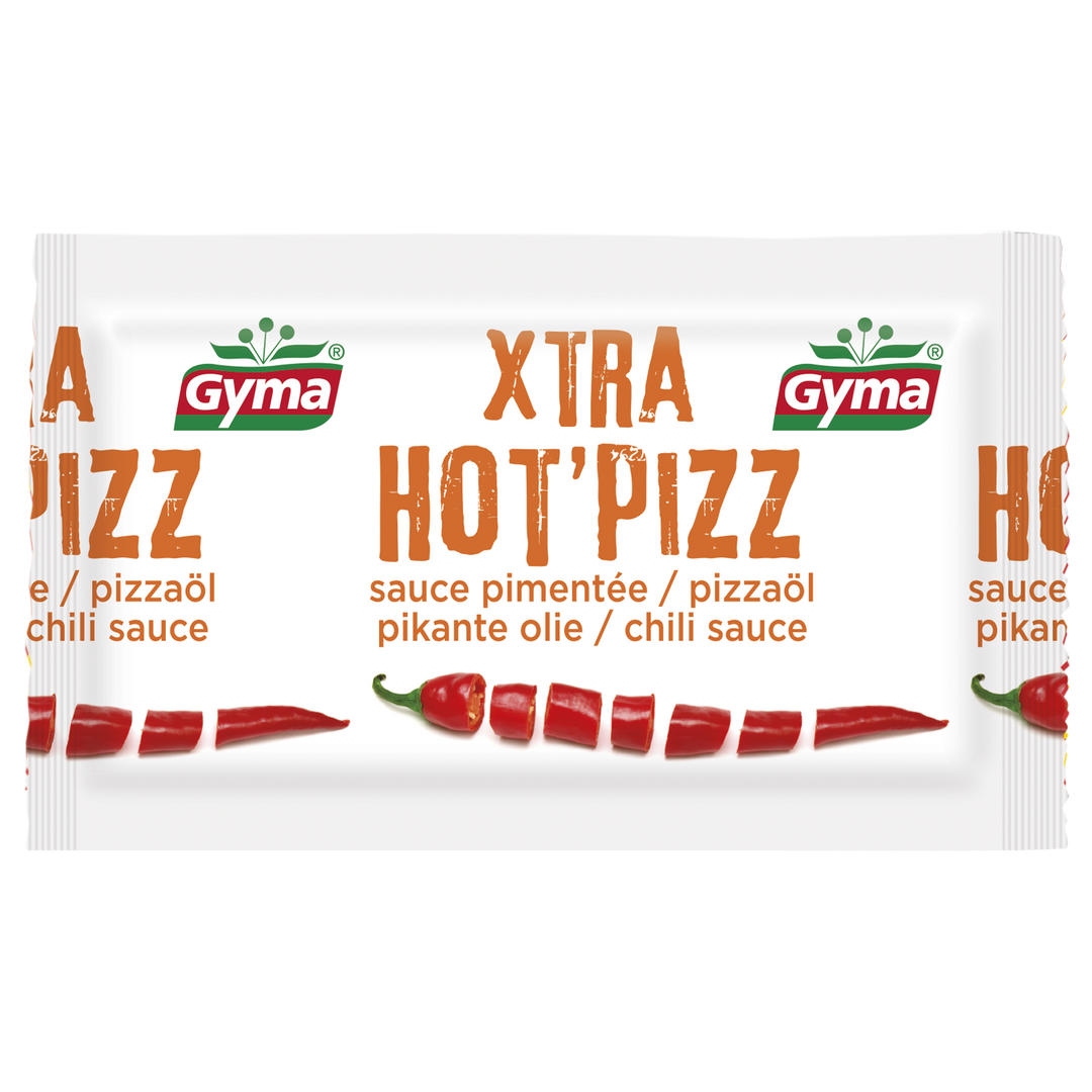 Huile pimentée spéciale pizza - GYMA - Carton de 1000 unités