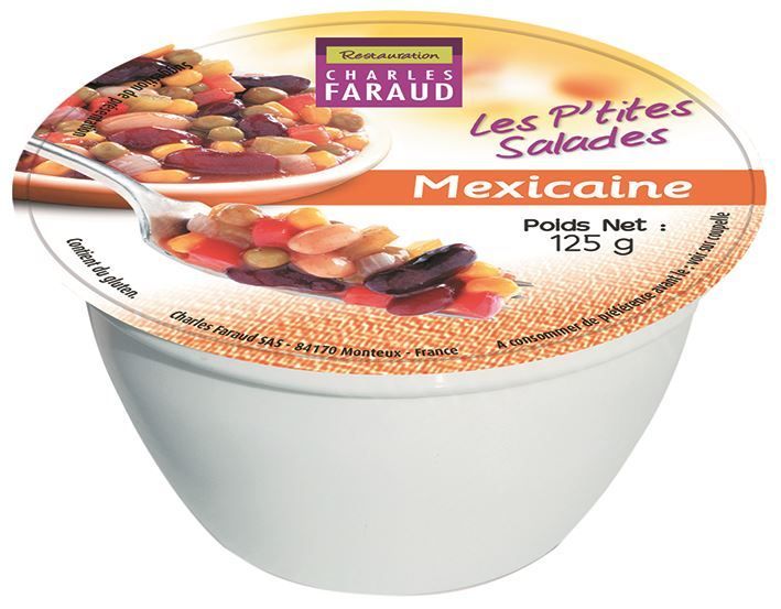 Salade mexicaine - CHARLES FARAUD - Carton de 36 coupelles