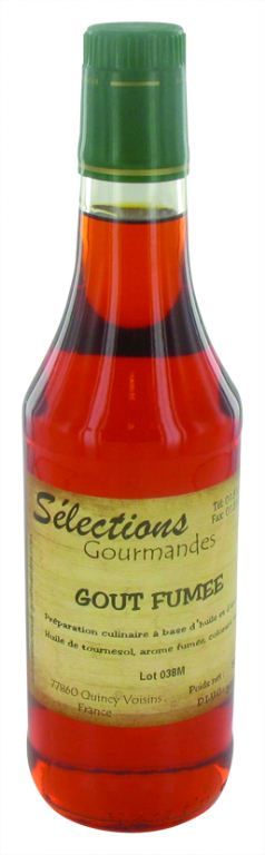 Huile de tournesol arôme fumé - SELECTIONS GOURMANDES - Bouteille de 50 cl