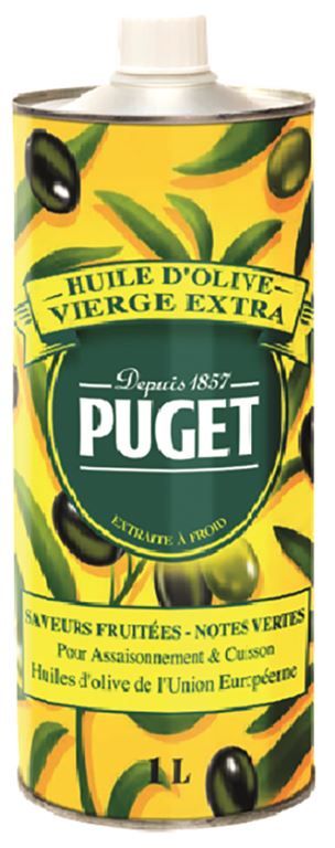 Huile d'olive extra vierge - PUGET - Bouteille de 1 L