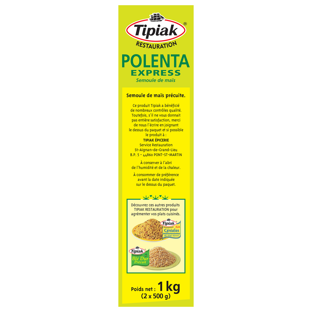 Polenta express - TIPIAK® RESTAURATION - Boite de 1 kg