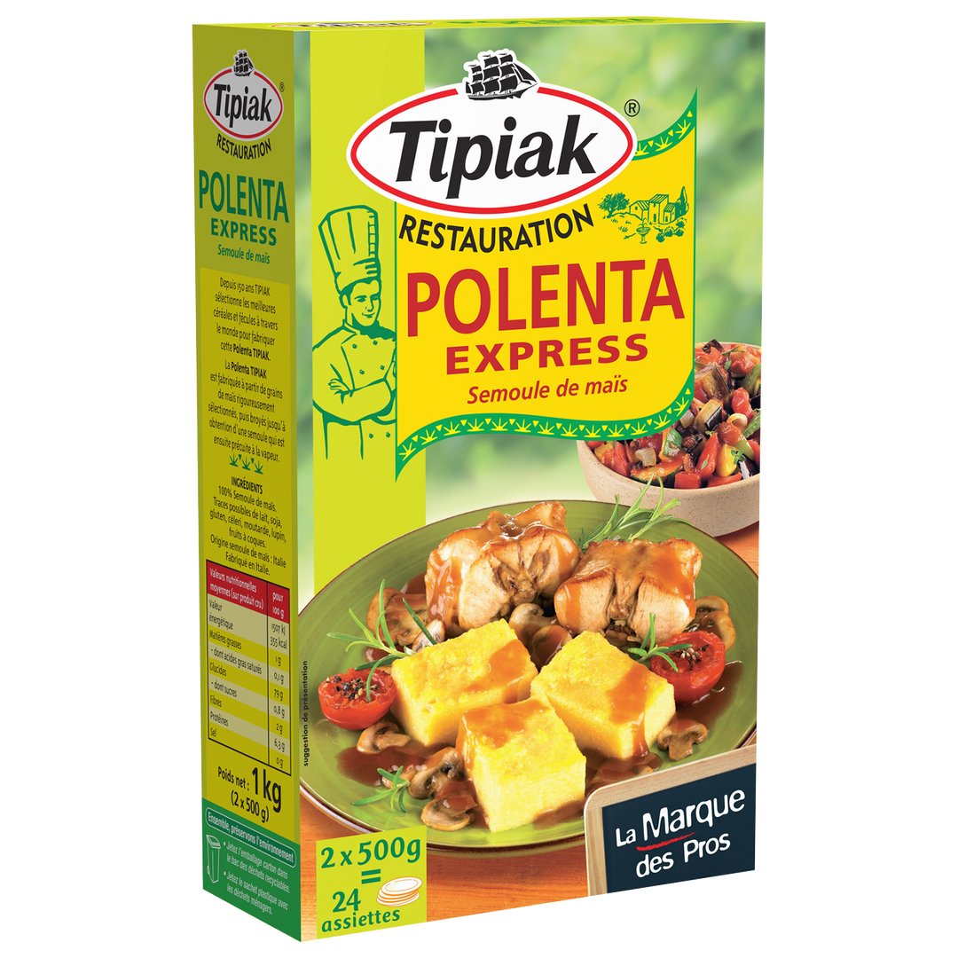 Polenta express - TIPIAK® RESTAURATION - Boite de 1 kg