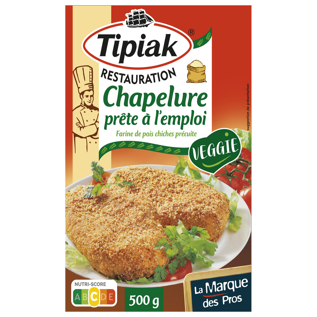 Chapelure prête à l'emploi - TIPIAK® RESTAURATION - Boite de 500 g