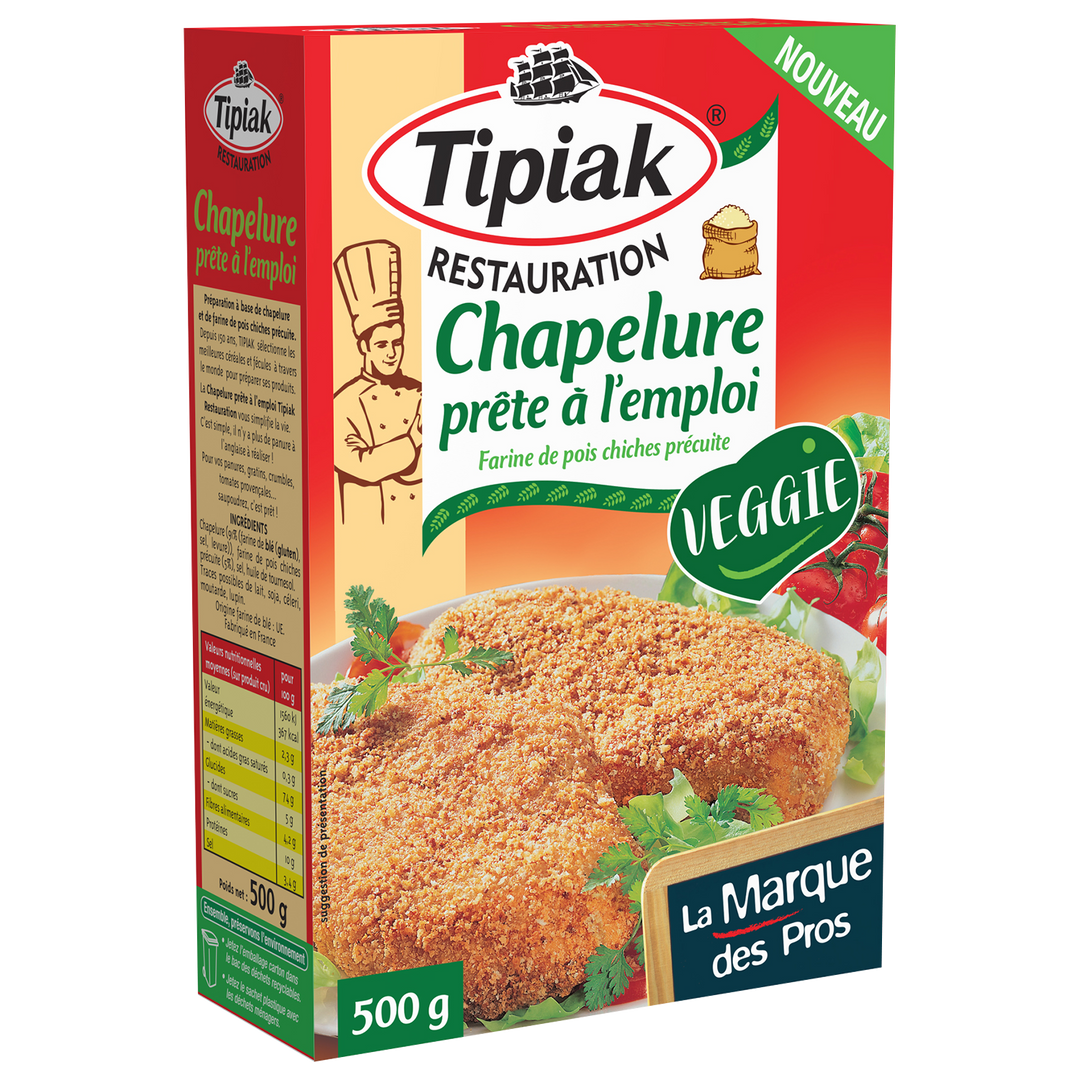 Chapelure prête à l'emploi - TIPIAK® RESTAURATION - Boite de 500 g