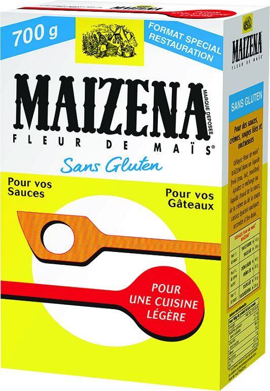 Maïzena fleur de mais sans gluten - KNORR - Boite de 700 g