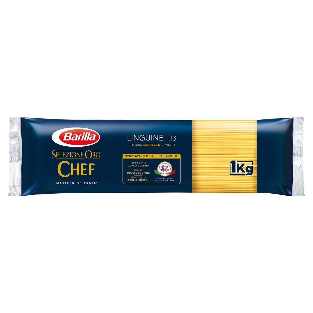 Linguine Oro Chef - BARILLA - Carton de 12 sachets