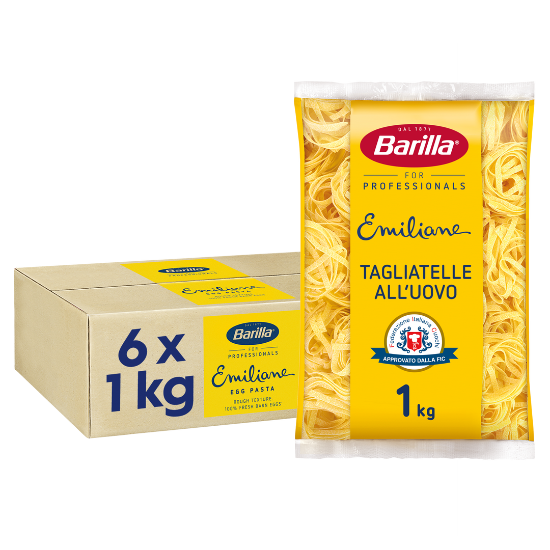 Tagliatelles aux oeufs - BARILLA - Carton de 6 sachets