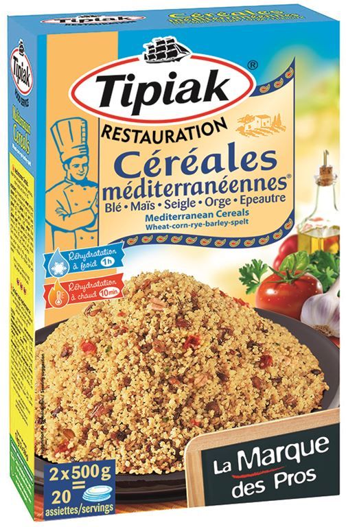 Céréales méditerranéennes® - TIPIAK® RESTAURATION - Boite de 1 kg