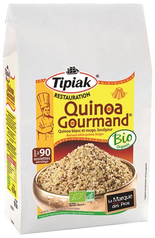 Quinoa gourmand® Bio - TIPIAK® RESTAURATION - Sac de 4,5 kg