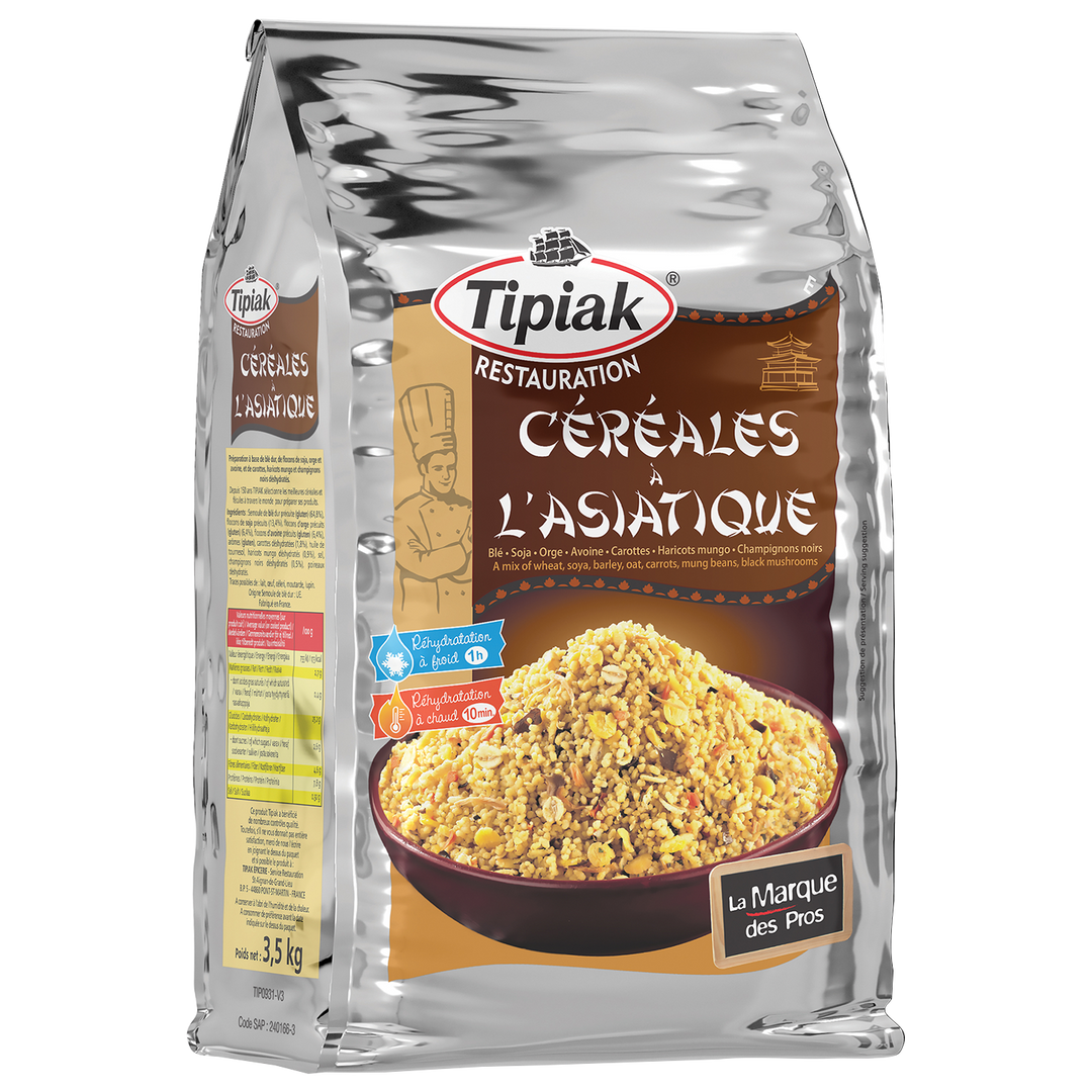 Céréales à l'asiatique - TIPIAK® RESTAURATION - Sac de 3,5 kg