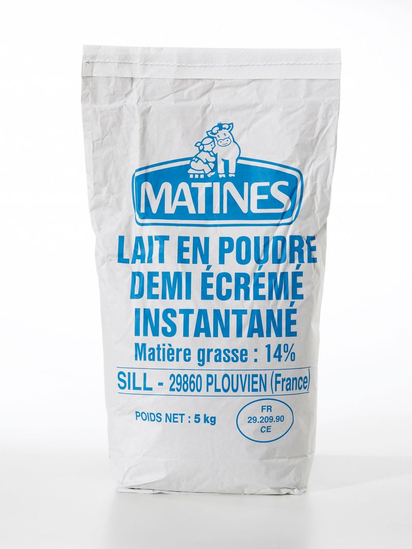 Lait 1/2 écrémé en poudre 14% mg - SILL MATINES - Sac de 5 kg