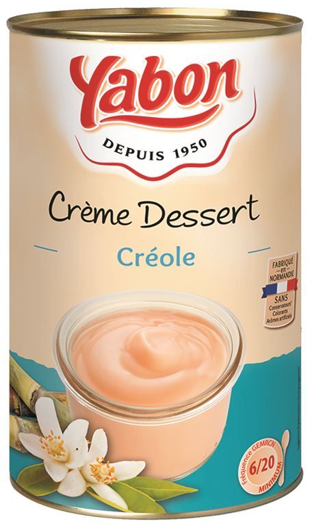 Crème dessert saveur créole - YABON - Boite 5/1
