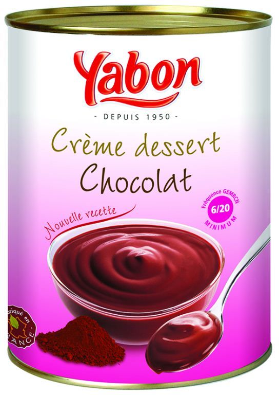 Crème dessert saveur chocolat - YABON - Boite 3/1