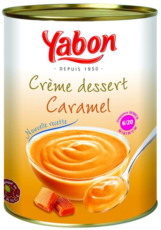 Crème dessert saveur caramel - YABON - Boite 3/1