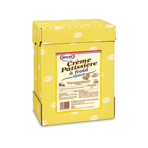 Préparation pour crème pâtissière à froid Premium - ANCEL - Carton de 5 kg